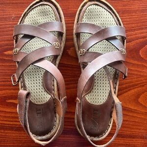 Born Brown Strappy Sandals